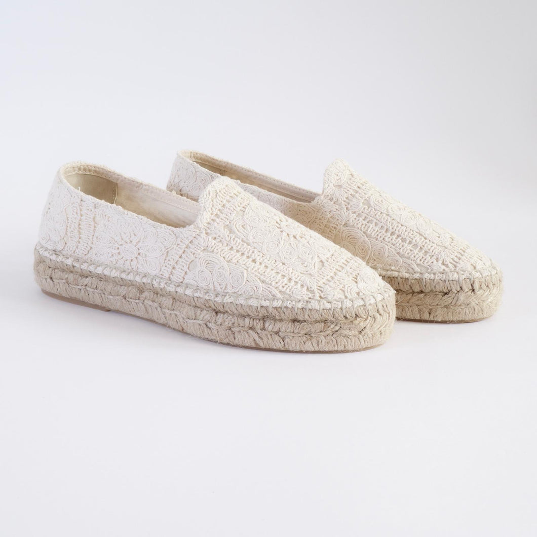 Dylan Espadrille - Ecru