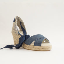 Upload image to gallery view, Sandal espadrille indigo
