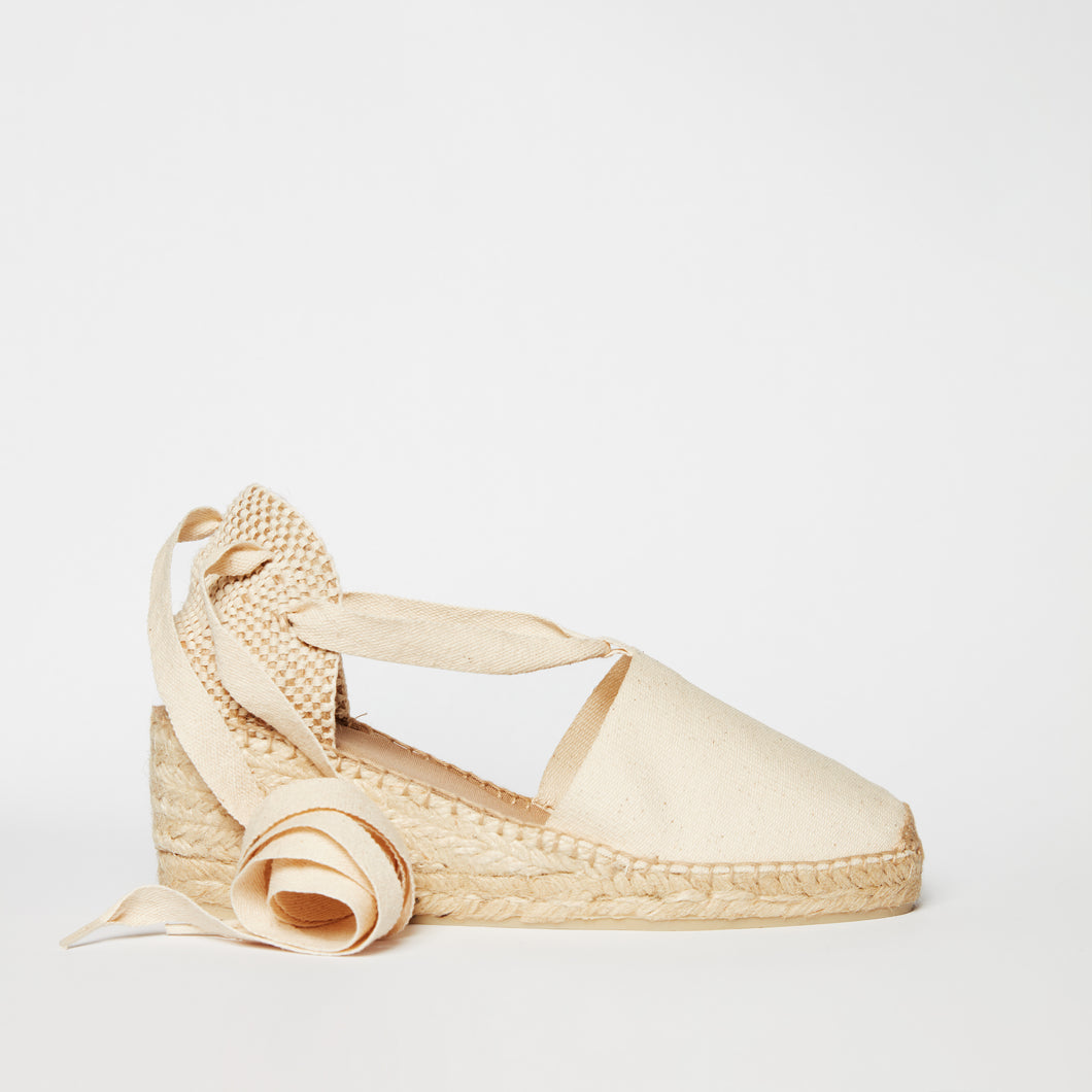 Valenciana wedge ecru 