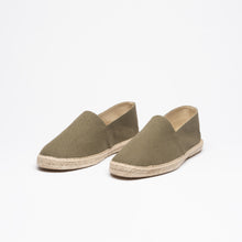 Load image into Gallery viewer, Army green espadrilles - Men's
