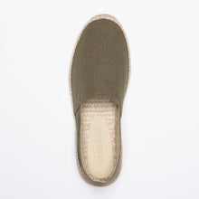 Load image into Gallery viewer, Armegröna espadriller - men
