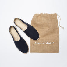 Load image into Gallery viewer, Navy espadrilles - for men
