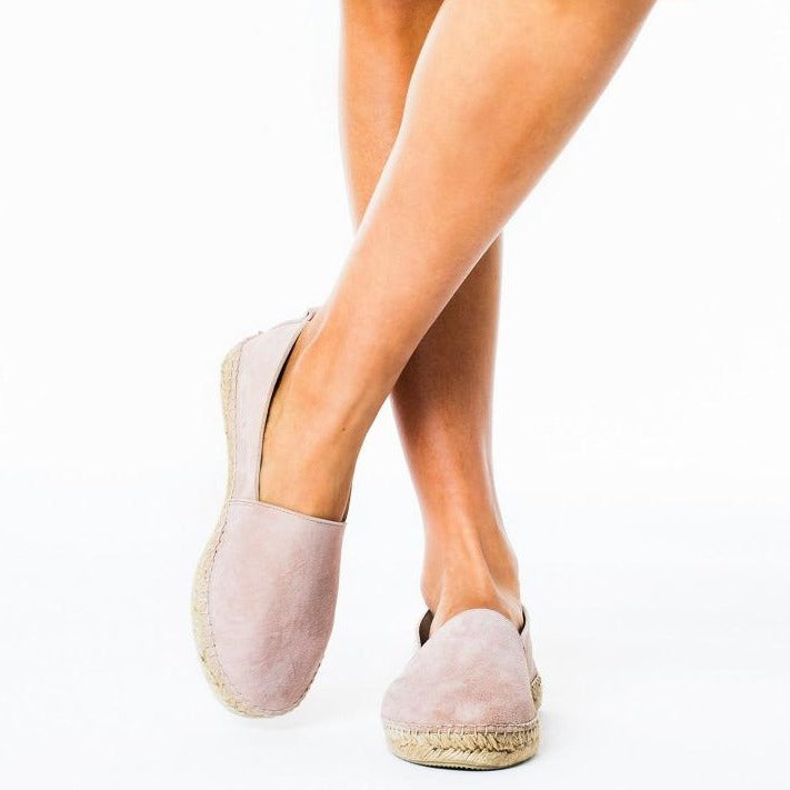 Rosa mocka espadriller