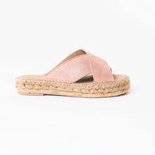 Load image into Gallery viewer, Rosa espadriller slides from astrid with 
